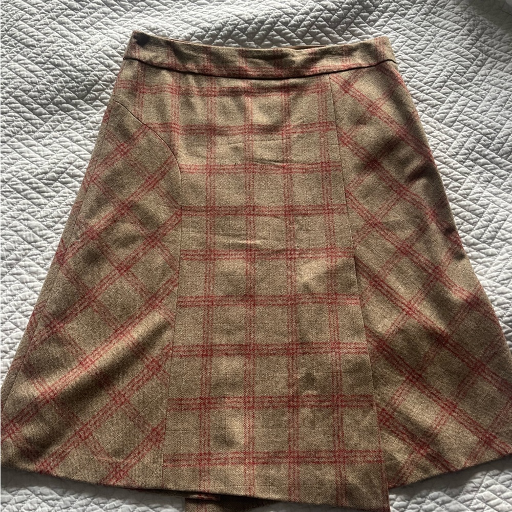 Plaid A-Line Skirt from Banana Republic size 12
